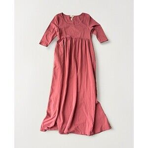 Matilda Jane Joanna Gaines Country Drive Maxi Dress Rose Pink Pockets M
